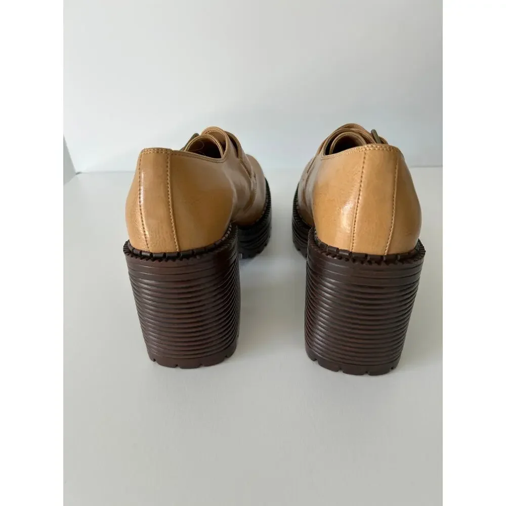 Splash Camel Y2K 90s Chunky Platform Loafers Size 8